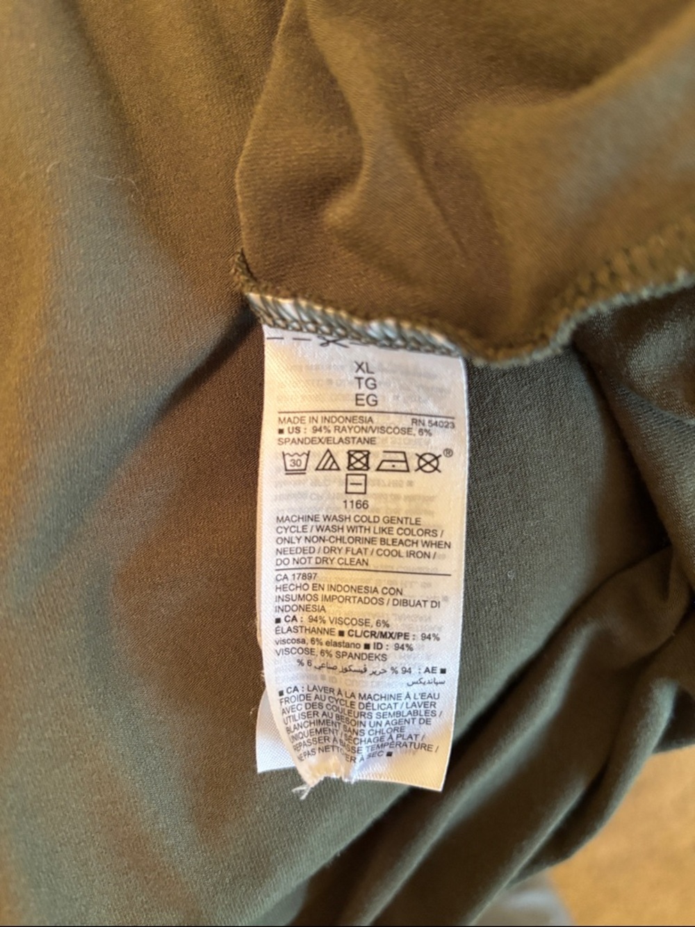 Old Navy Olive Green Wrap Maxi Dress - Picture 4 of 4